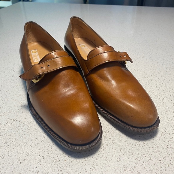 Vintage Gucci Loafer Brown Size W 37.5 New old stock - Picture 1 of 10